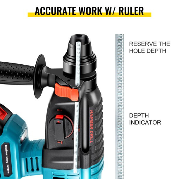 Vevor SDS-Plus Rotary Hammer Drill, Variable Speed Electric Hammer