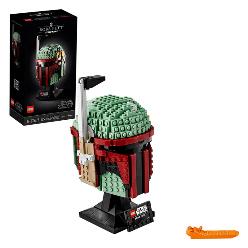 Lego Star Wars Boba Fett Helmet 75277 Building Kit, Cool Collectible Star Wars Character Building Set (625 Pieces)