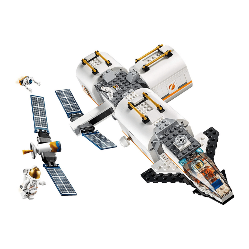 Lego City Space Lunar Space Station 60227 Building Set with Toy Shuttle