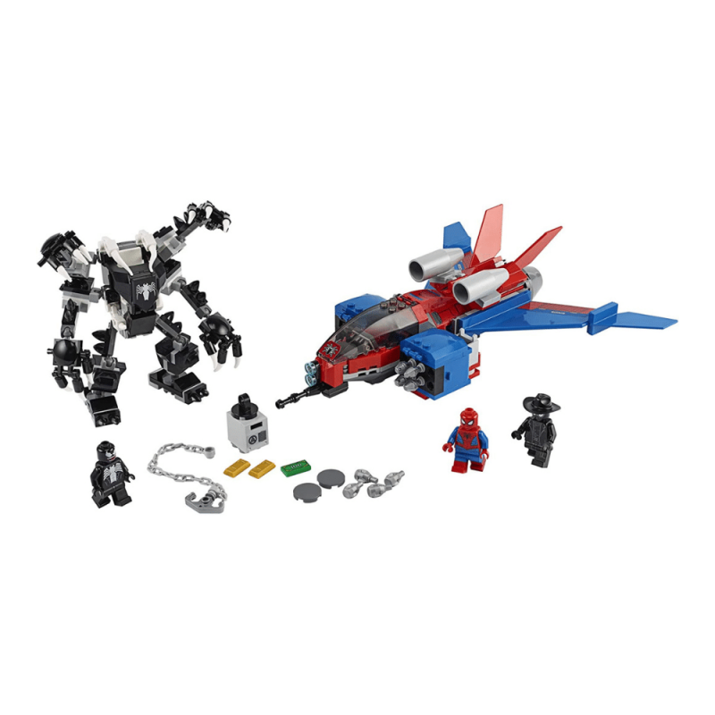 Lego Marvel Spider-Man Spider-Jet vs Venom Mech 76150, New 2020 (371 Pieces)