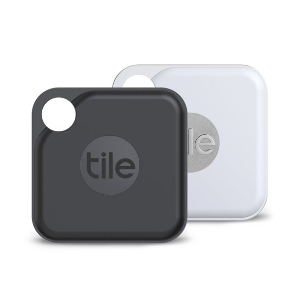 Tile RE-20002 Pro 2020 Item Tracker (2-Pack), Black/White
