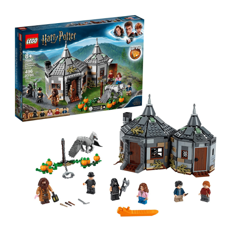 Lego Harry Potter Hagrid's Hut: Buckbeak's Rescue 75947 Building Set (496 Pieces)