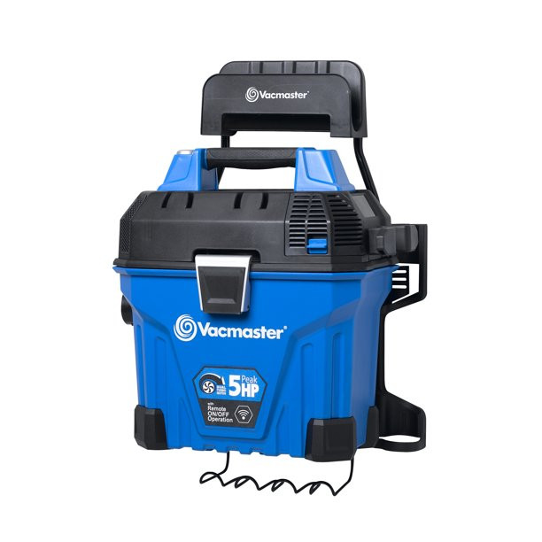 Vacmaster 5 Gallon, Wall-Mount Wet / Dry Vacuum With Remote Control Operation