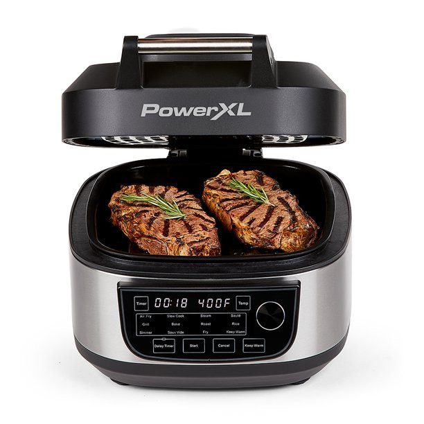 PowerXL Grill Air Fryer Combo Plus, 12-in-1 Electric Indoor Grill