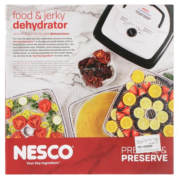 Nesco Food Dehydrator 700 Watts, Square, 4 Trays, Square Shaped (FD-80)