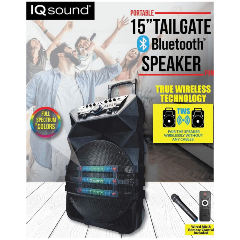 Supersonic 15 Inches Professional Speaker With True Wireless Technology