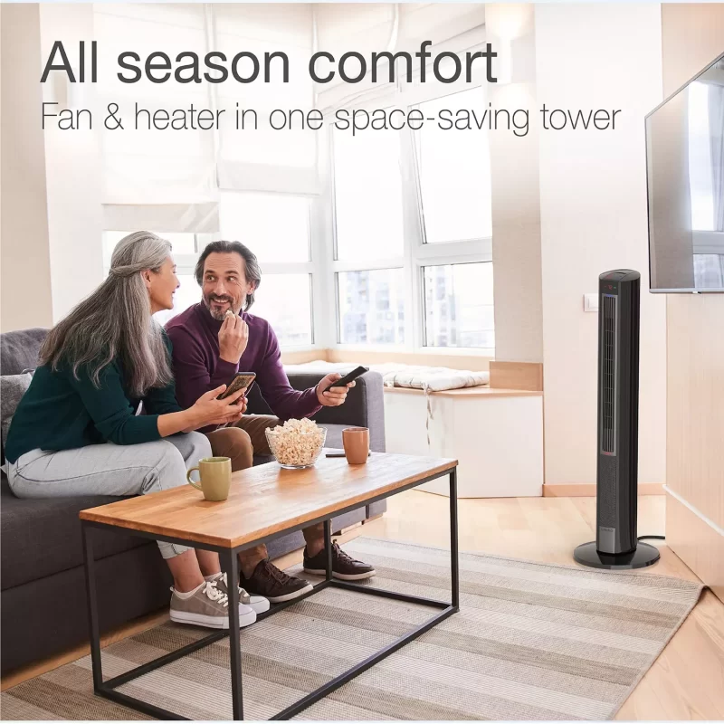 Lasko FH620 Fan & Heater All Season Comfort Control Tower