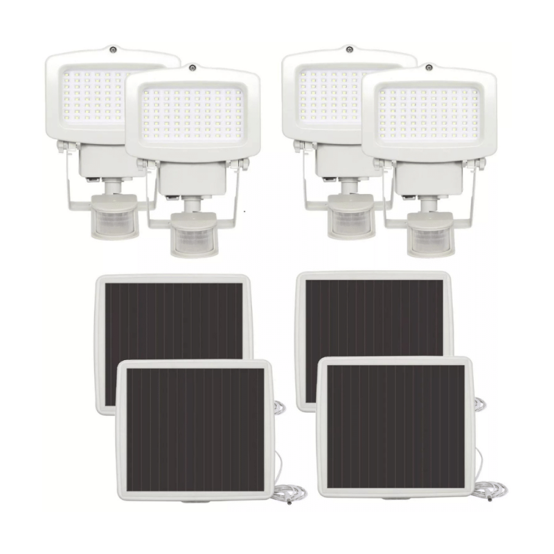 Westinghouse 1500 Lumen Solar Security Light Set, 4-Pack