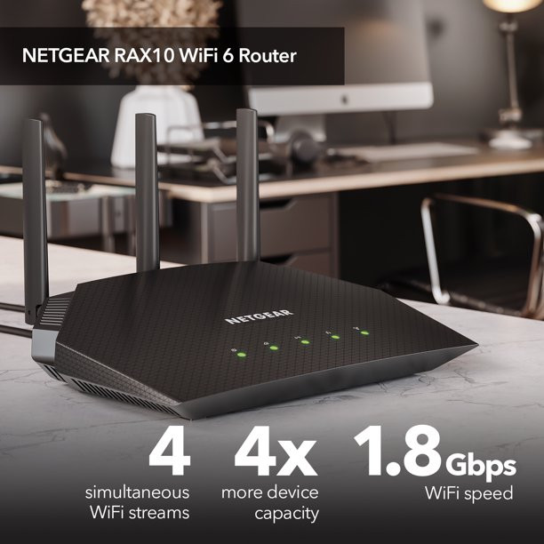 Netgear RAX10 AX1800 WiFi 6 Router