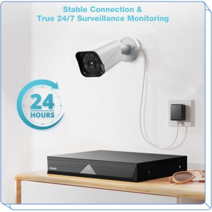 Toguard Home Security Camera 1080P 8CH DVR Outdoor Waterproof Wired CCTV Surveillance Camera