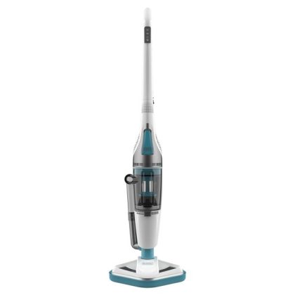 Black + Decker Hepa Corded Steam Mop and Vacuum Cleaner Combination Duo, White