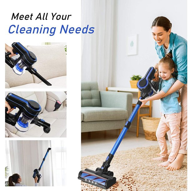 Aposen H250 Cordless Vacuum 4-in-1 Stick Vacuum Cleaner for Carpet Hard Floors Pets Hair