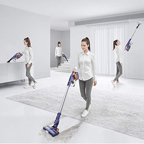 Orfeld Cordless Vacuum 18000pa Stick Vacuum 4-in-1 Up to 50 Minutes Runtime