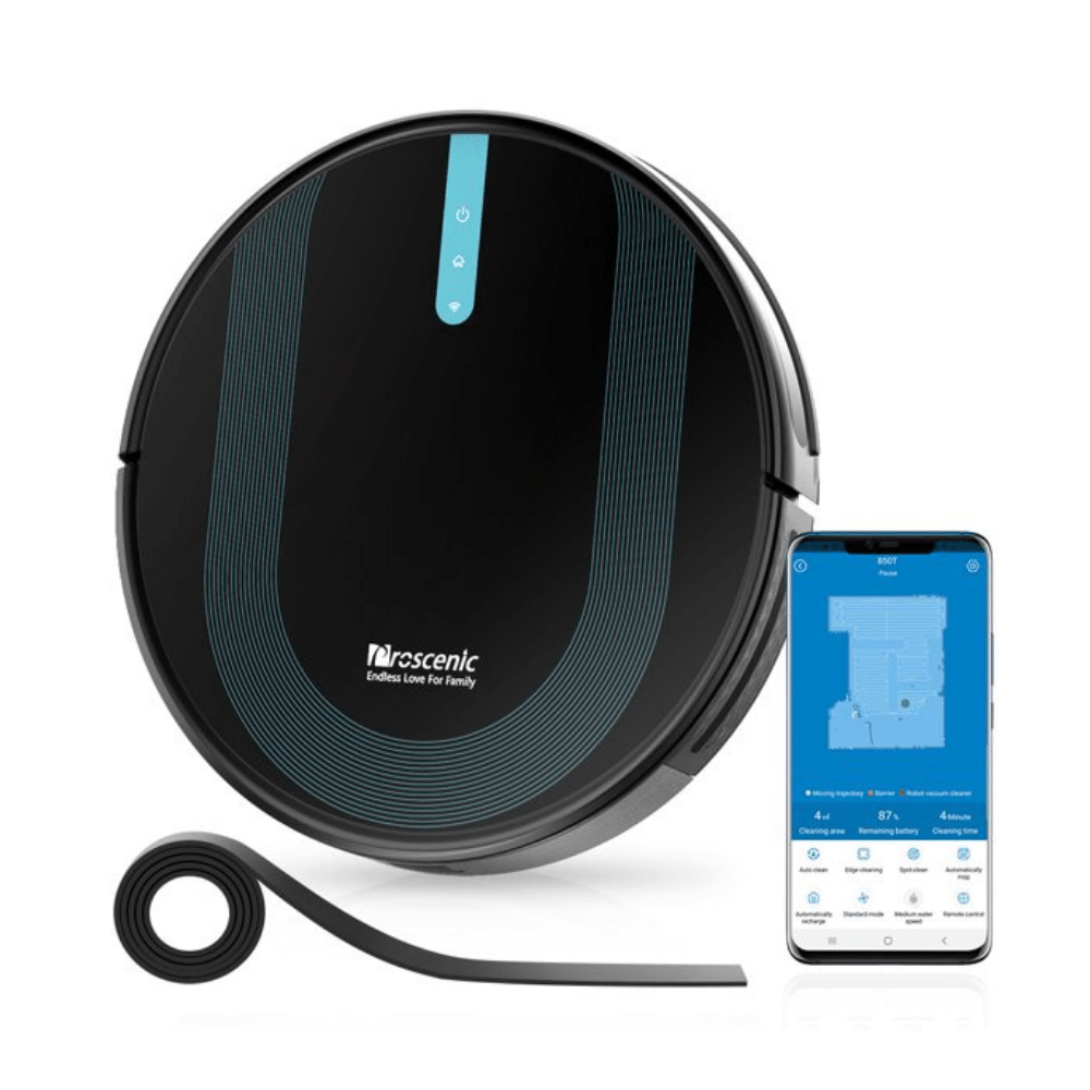 Proscenic 850T 3-In-1 Robot Vacuum Cleaner, Wi-Fi Connected Robot Vacuum and Mop