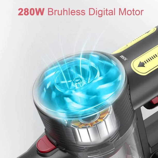 Nequare 26000PA Cordless Vacuum Cleaner LED Display Lightweight Stick Vacuum