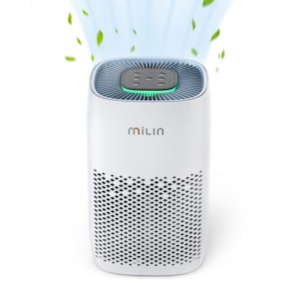 Milin H13 HEPA Air Purifier with UV Light, 825 Sq Ft Coverage Odor Eliminator