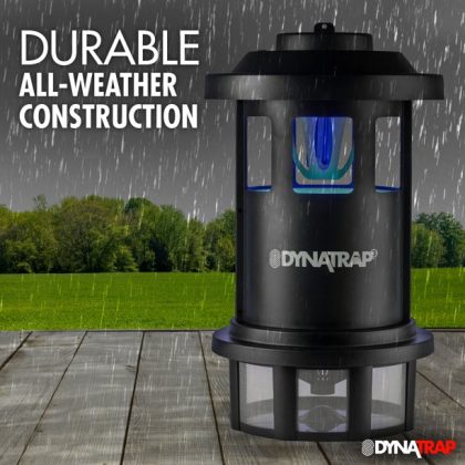 DynaTrap ¾ Acre Mosquito and Insect Trap with AtraktaGlo Light - Black