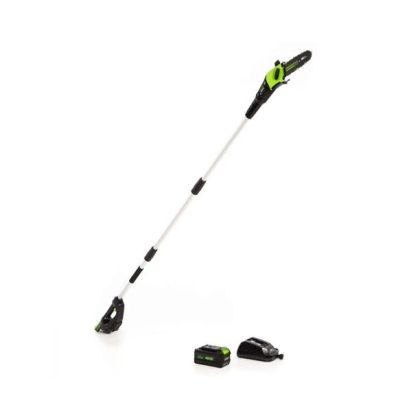 Greenworks 40V 8-inch Cordless Pole Saw With 2.0 Ah Battery And Charger