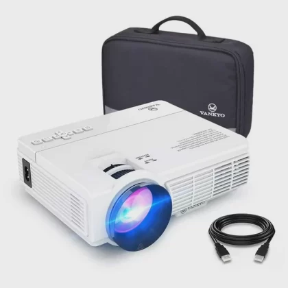 Vankyo Leisure 3 1080P Supported Mini Projector with 40000 Hours Lamp Life