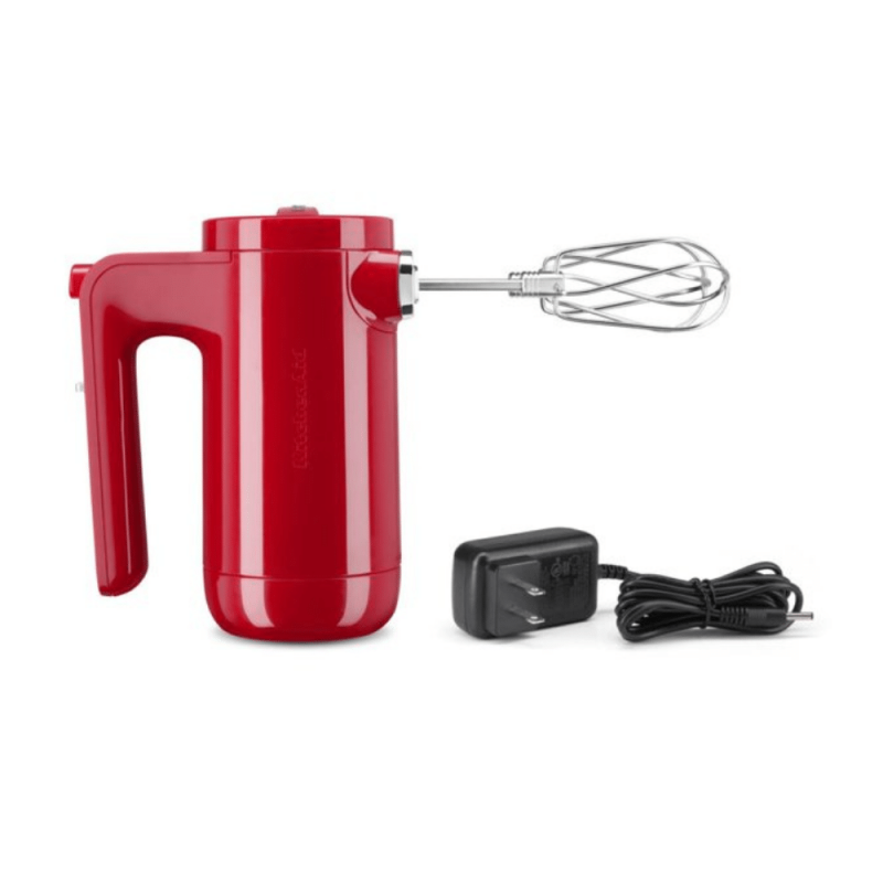 KitchenAid Cordless 7 Speed Hand Mixer, Passion Red