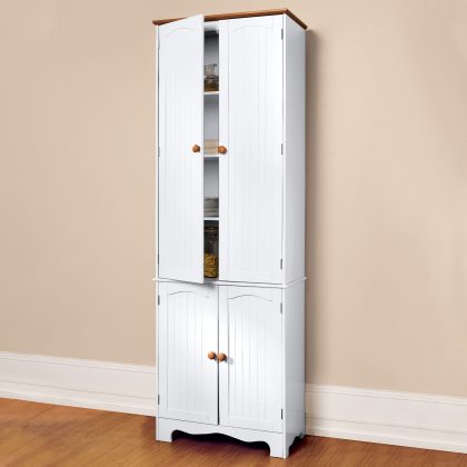 BrylaneHome Country Kitchen Tall Cabinet