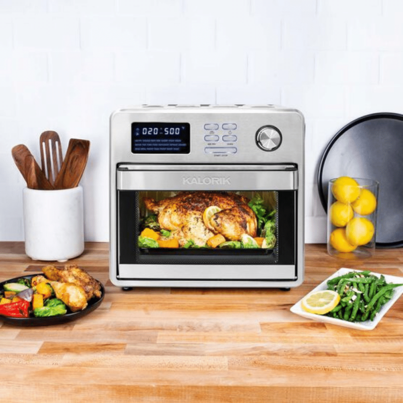 Kalorik MAXX 16 Quart Digital Air Fryer Oven, Stainless