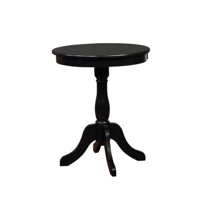 Powell Furniture Round Table, Black