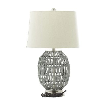 Quinn Living Grey Coastal Table Lamp