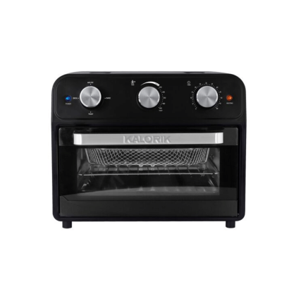 Kalorik 22 Quart Air Fryer Toaster Oven, Black