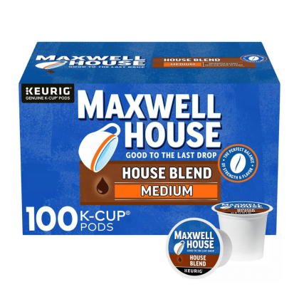 Maxwell House Medium Roast House Blend Coffee K-Cups (31 oz., 100 ct.)