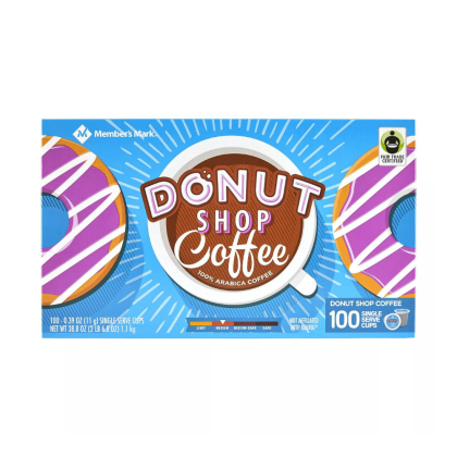 Member's Mark Donut Shop Coffee, Single-Serve Cups (100 ct.)