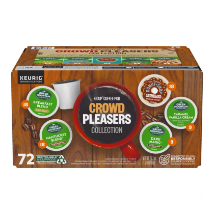 Keurig K-Cup Pod Crowd Pleasers Collection Variety Pack (72 ct.)