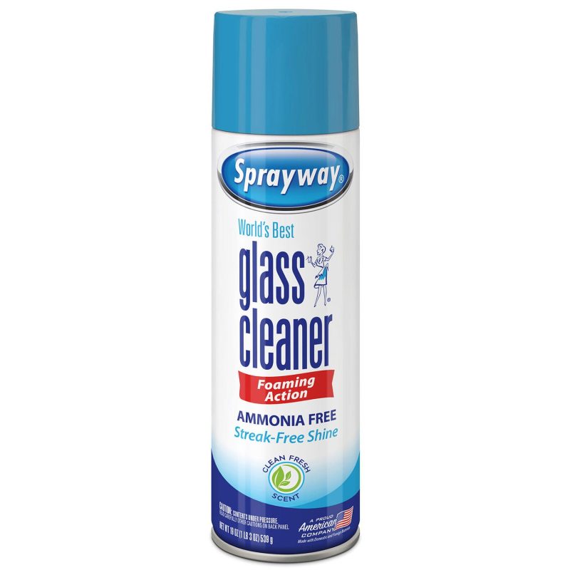 Sprayway Glass Cleaner, 19 oz. cans, 12 Pack