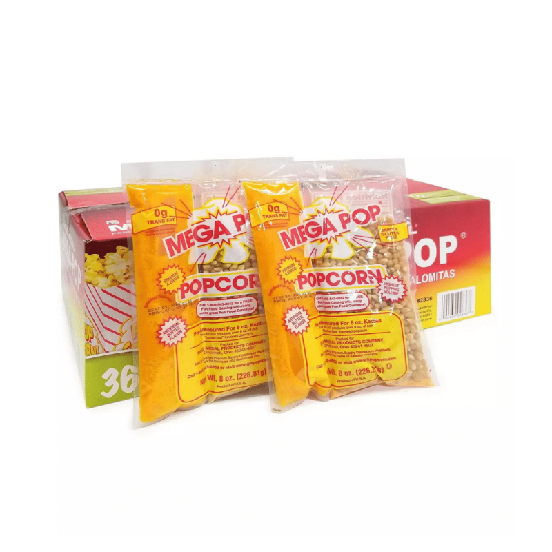 Gold Medal Mega Pop Popcorn Kit (6 oz. kit, 36 ct.)