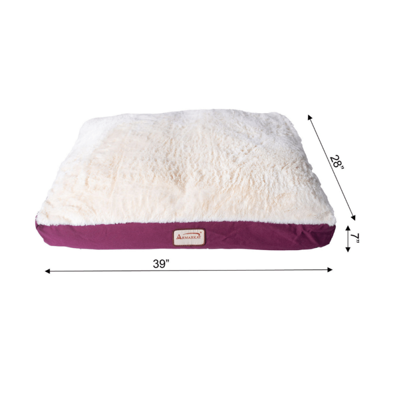 Armarkat Large Pet Dog Bed, Mat With Poly Fill Cushion& Removable Cover