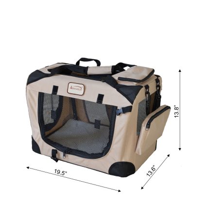 Armarkat Folding Soft Dog Crate For Dogs And Cats