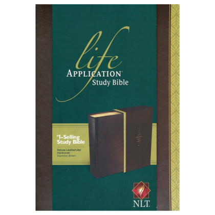 NLT Life Application Study Bible, Imitation Leather Hardcover with Slipcase