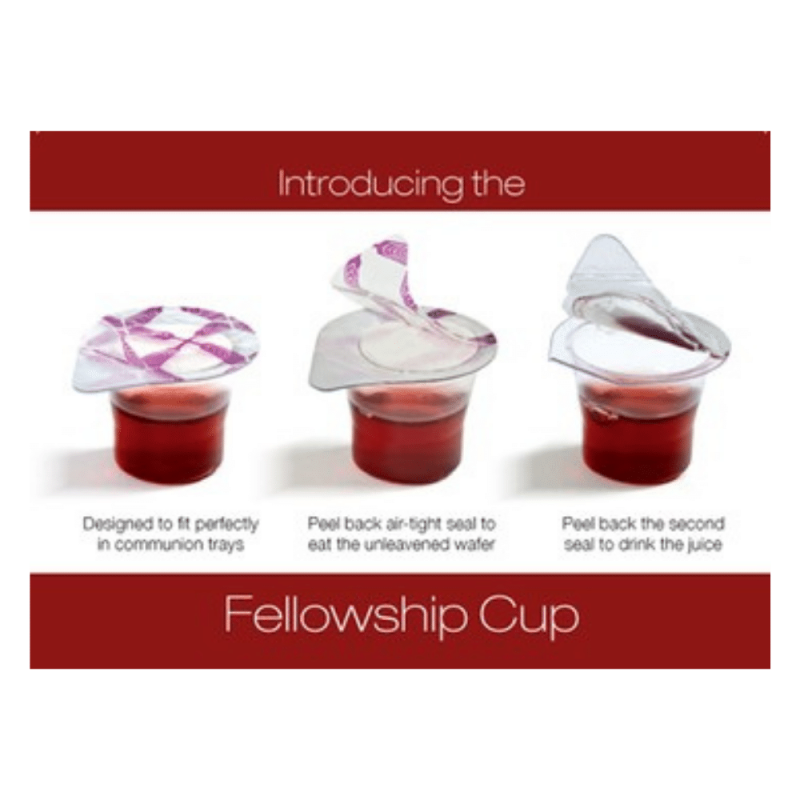 B&H Church Supply Fellowship Cup Prefilled Communion Cups, Box of 250