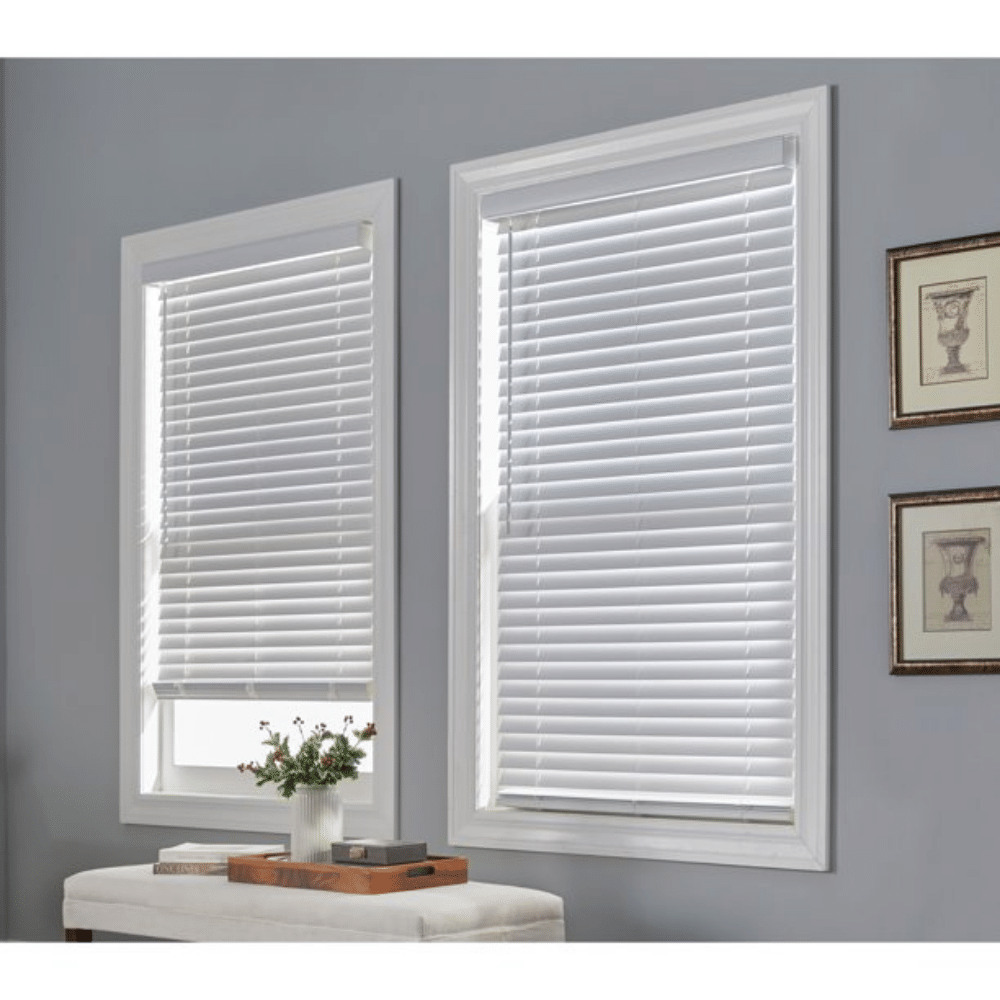 BrylaneHome 2" Faux Wood Cordless Blinds