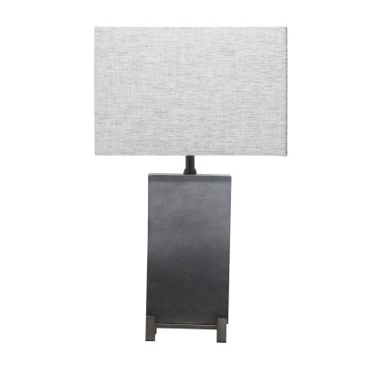 Quinn Living Grey Polystone Transitional Table Lamp
