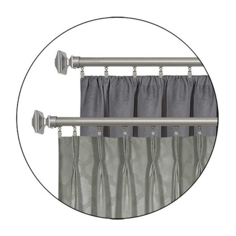 Achim Home Décor Innovative Traverse Curtain Rod, Oxford 66-120