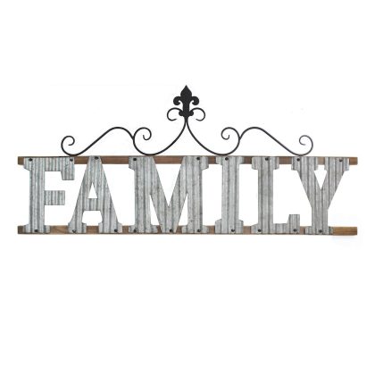 Stratton Home Décor Family Wall Sign