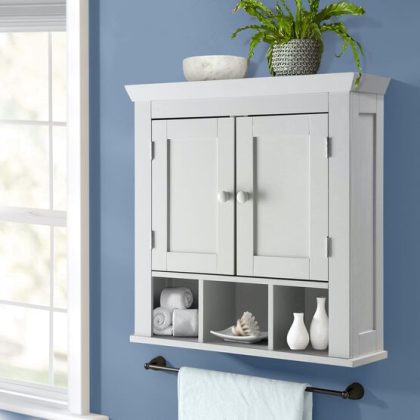 4D Concepts Rancho Wall Cabinet, White