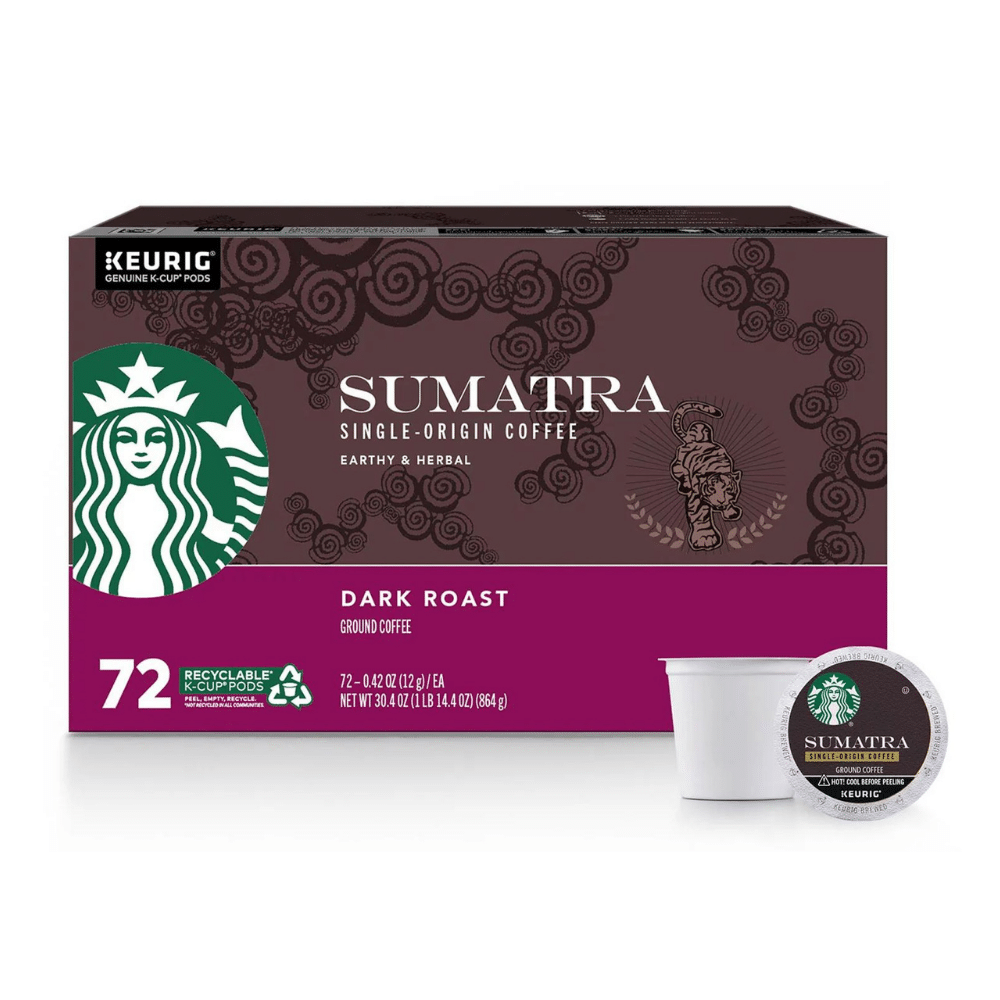 Starbucks Single-Origin Sumatra Coffee K-Cups (72 ct.)