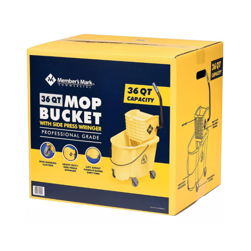 Member's Mark Commercial Mop Bucket With Wringer (36 QT)