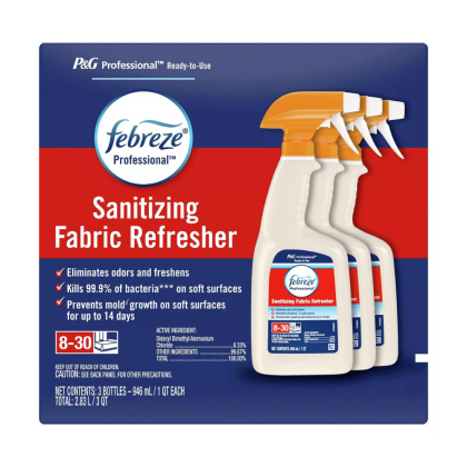 Febreze Sanitizing and Odor-Eliminating Fabric Refresher (32 fl. oz., 3 pk.)