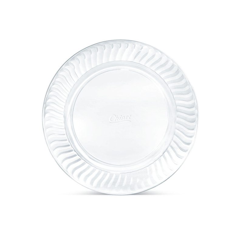 Chinet Cut Crystal Clear Plastic 7" Dessert Plates Case (150 ct.)