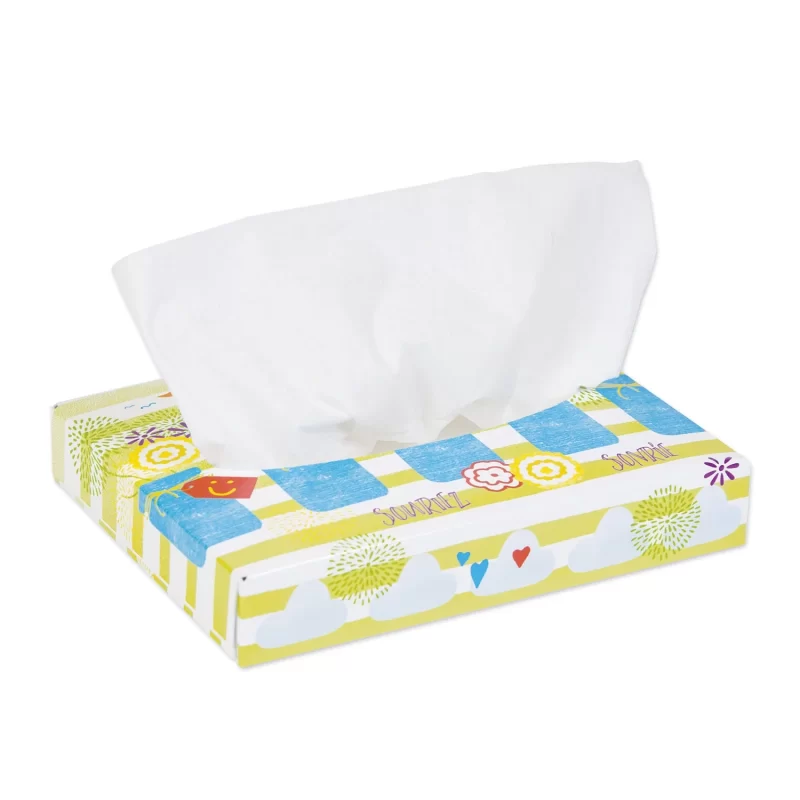 Kleenex White Facial Tissue Junior Pack, 2-Ply (40 sheets/box, 80 boxes)
