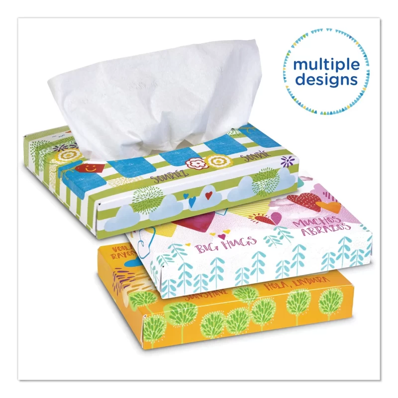 Kleenex White Facial Tissue Junior Pack, 2-Ply (40 sheets/box, 80 boxes)