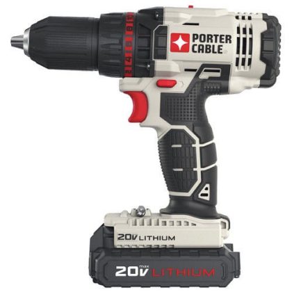 Porter-Cable 20-Volt Max Lithium-Ion Cordless 1/2-Inch Drill And Impact Driver Combo Kit